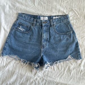 Cotton On High Rise Mom Denim Shorts